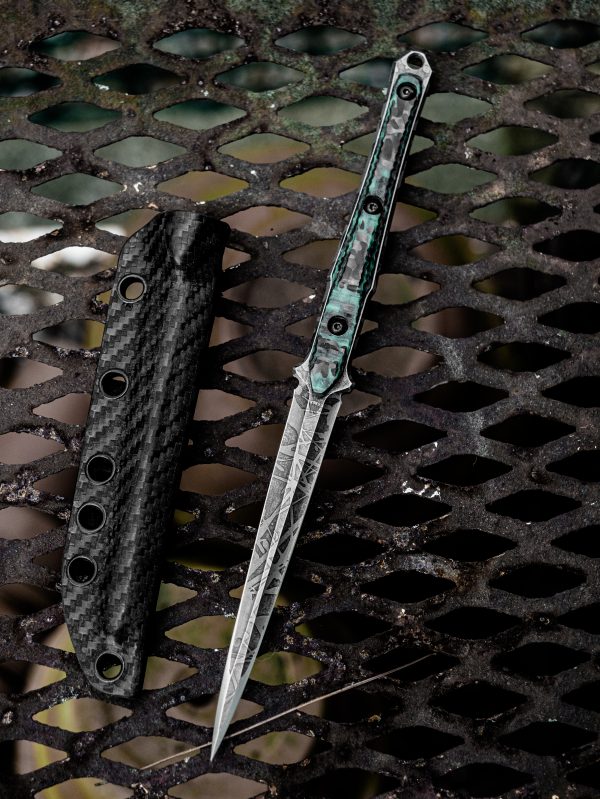 HN-7 with green GID carbon fiber scales and carbon fiber patterned boltaron sheath